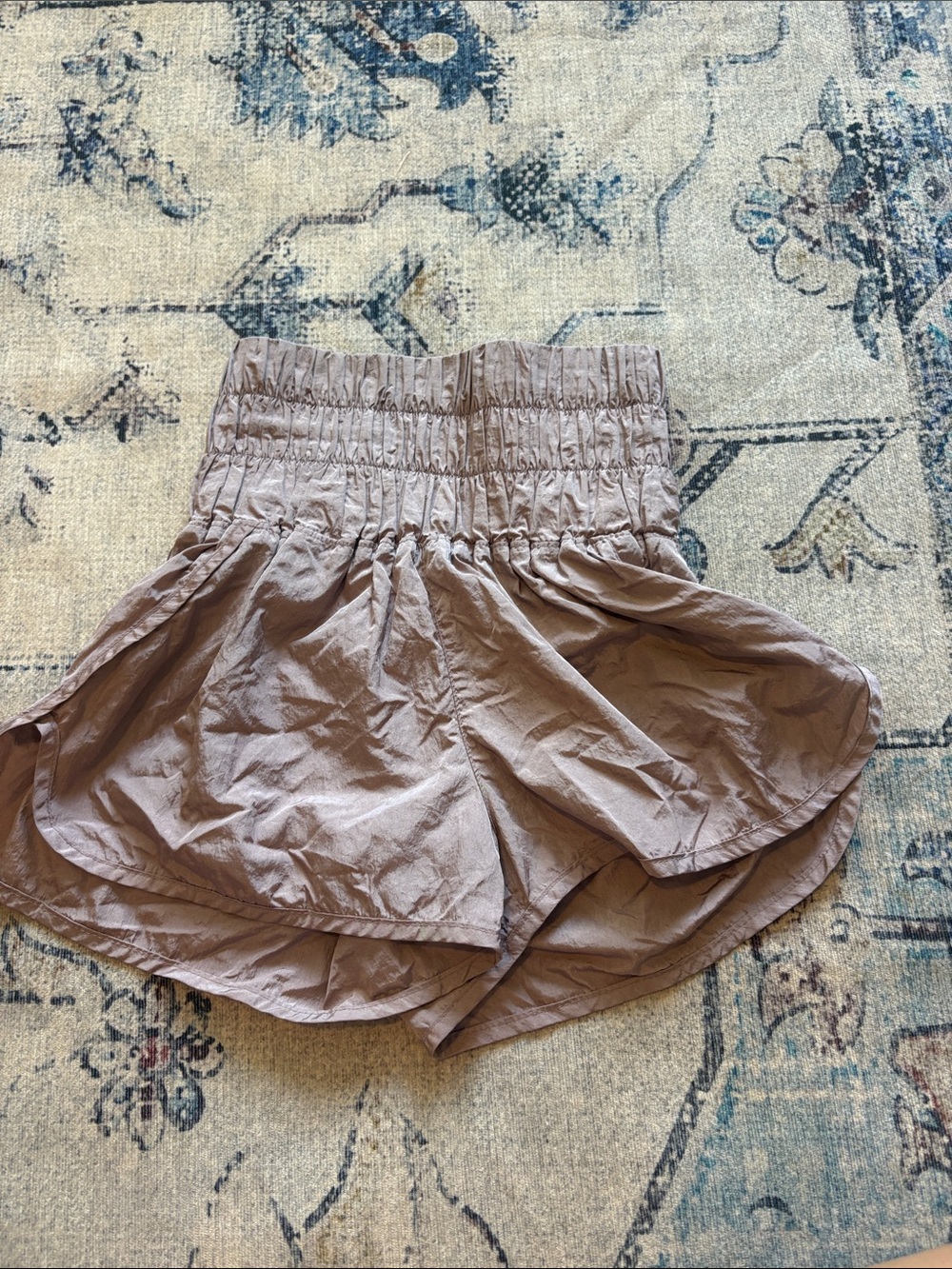 mauve colored free people shorts